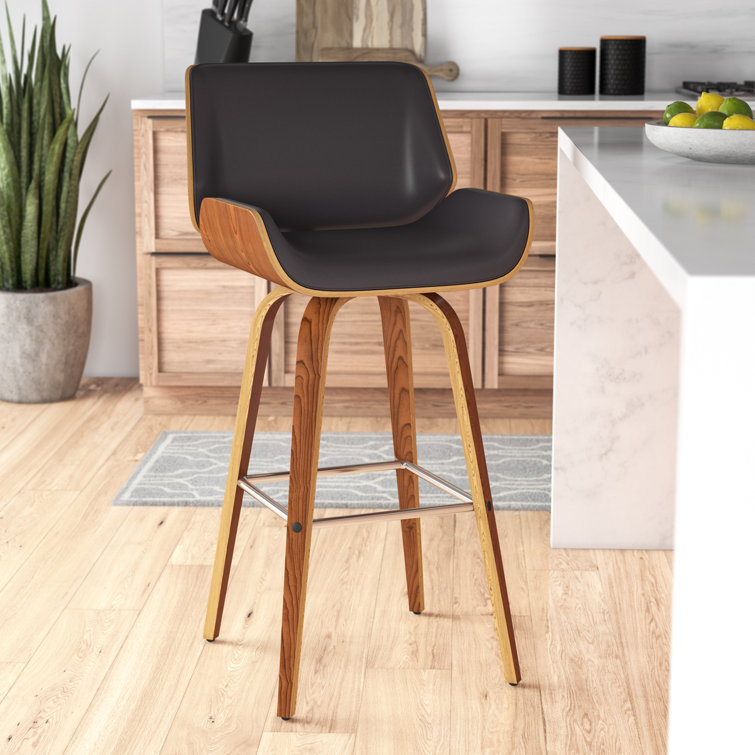 Oliver Alli Swivel Counter & Bar Stool & Reviews Wayfair